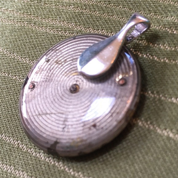 Handmade watch face necklace pendant - Picture 6 of 8